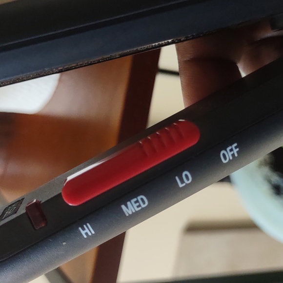 2PC BLACK DIGITAL FLATIRON SET WITH HAIR CLIPS - Picture 7 of 12